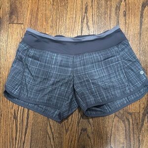 Women's Gray Athletic Shorts- Lululemon size 6